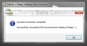 Liberty Consignment Software Convert to Peeps' Software