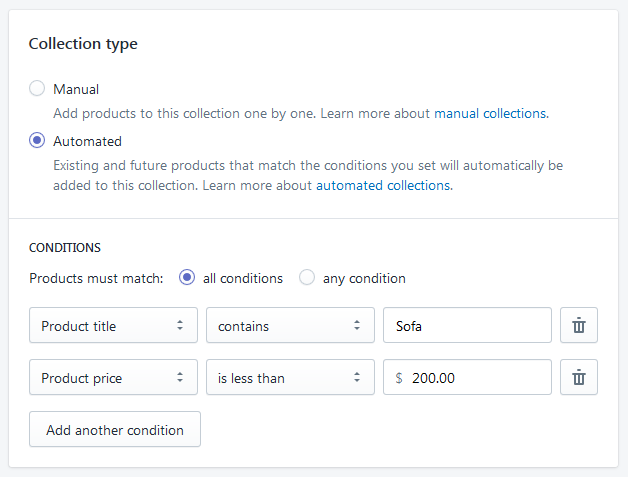 Shopify Collections Consignment Software