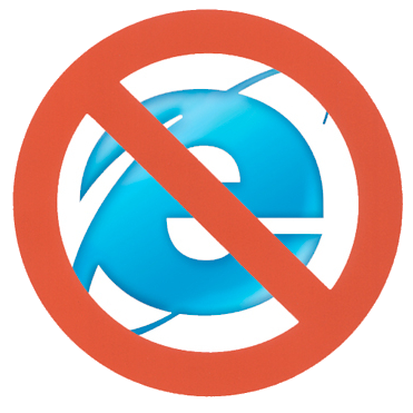 Please stop using Internet Explorer!