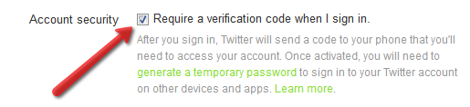 Twitter Account Security