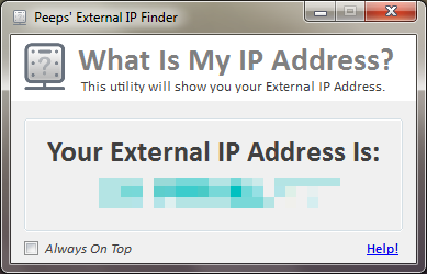 Peeps' IP Finder