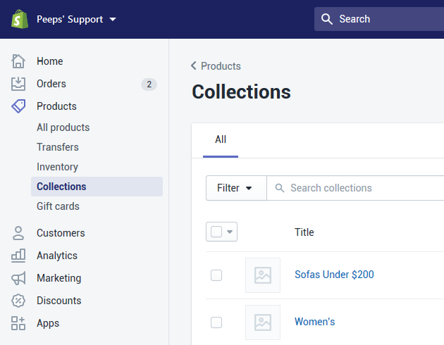 Shopify Collections Consignment Software