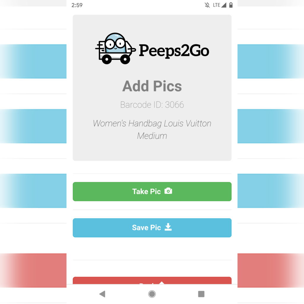 Peeps2Go Mobile Consignment Software