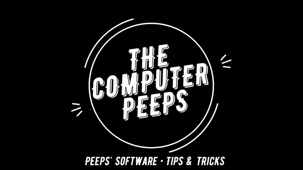 Peeps' Software Tips & Tricks