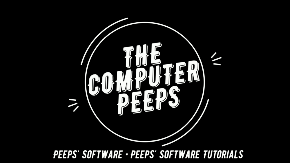 Peeps' Software Tutorials